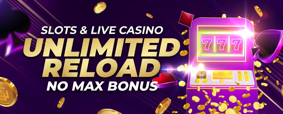 Slots & Live Casino 8% Unlimited Reload Bonus