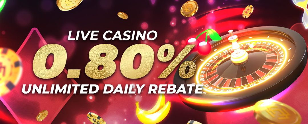 Casino 0.80% Unlimited Daily Rebate